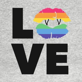 Love Pride Diversity Vampire Kiss T-Shirt
